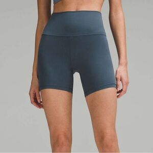 lululemon Align High-Rise Short 6” (Size 6) in Iron Blue